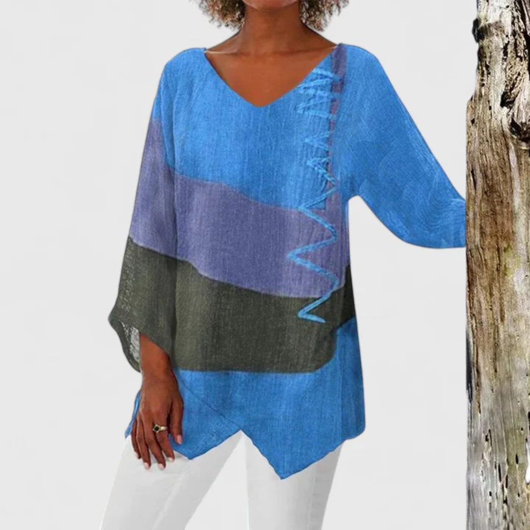 Elysia | Sophisticated V-Neck Tunic