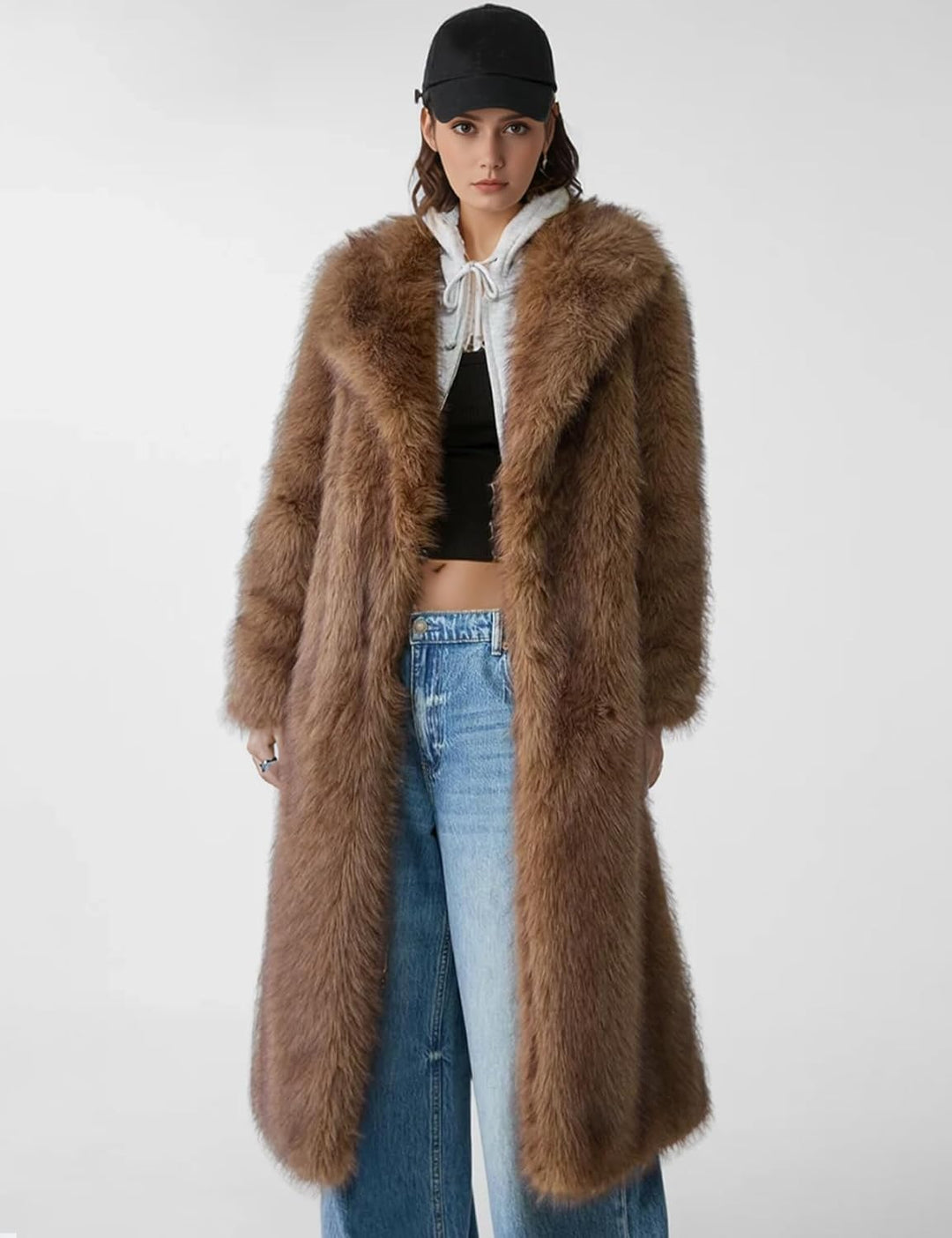 Jonalyn | Womens Long Faux Fur Coats